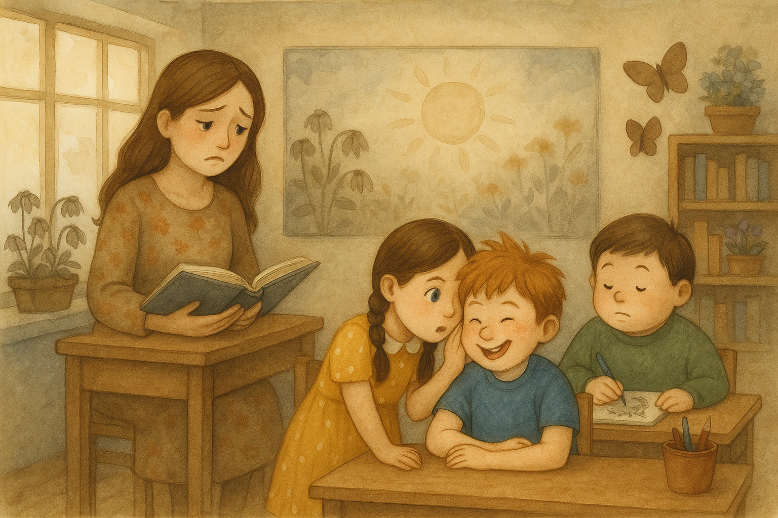 Druhé upozornenie — motýle prestali lietať, ďalšie kvety vädnú